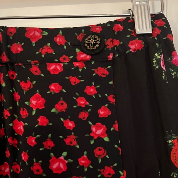 The Kooples Silk Pleated Floral Skirt - Picture 3 of 10